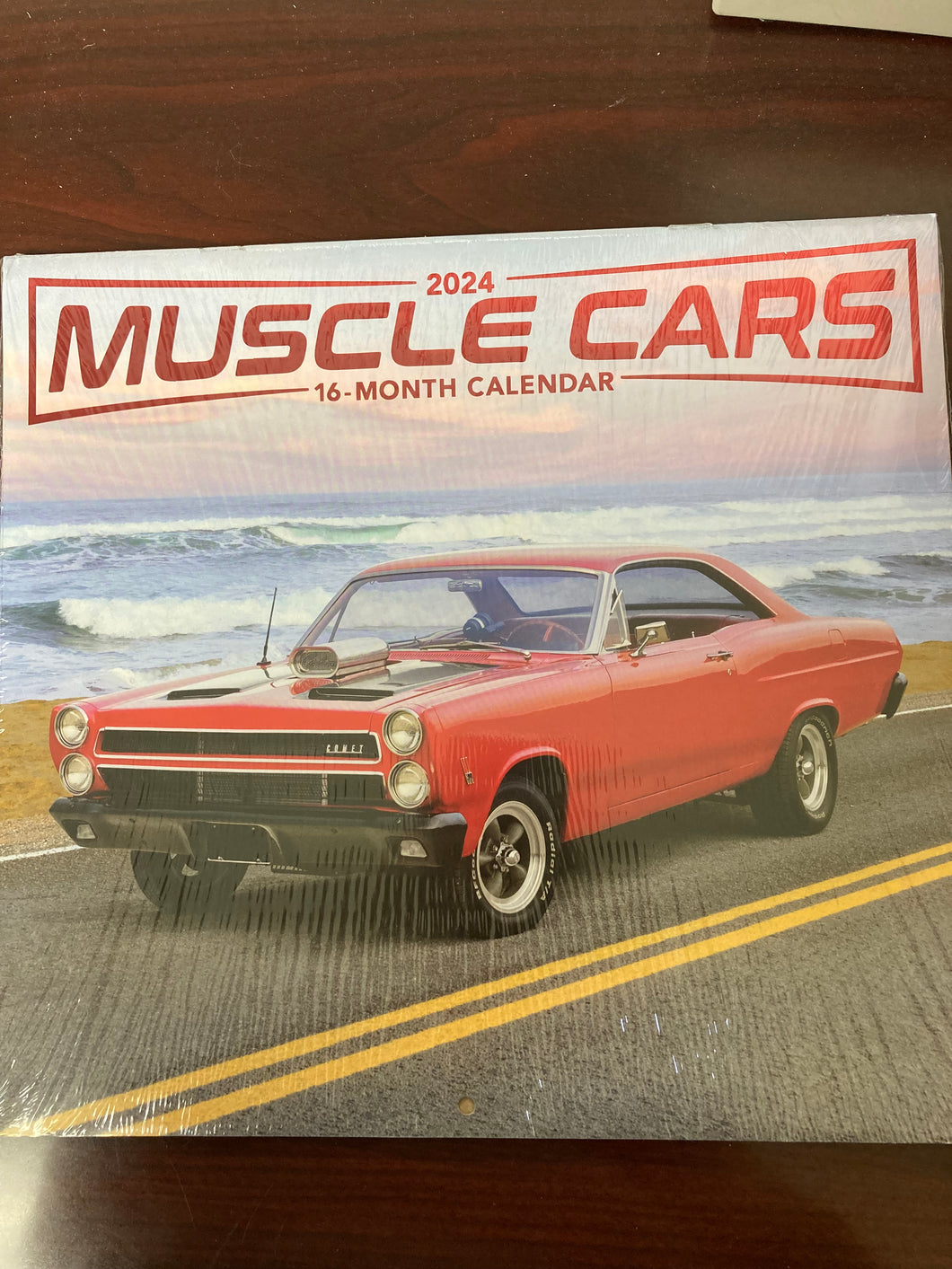 2024 16 Month Calendar Muscle Cars