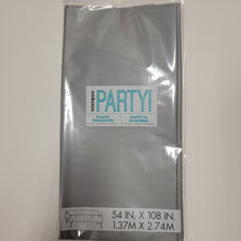 Load image into Gallery viewer, Rectangular plastic tablecover solid color choice
