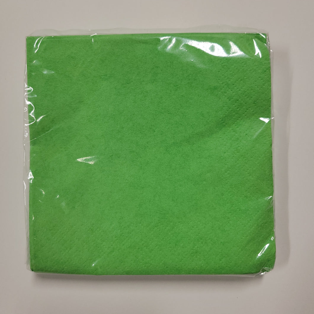 Beverage napkin 20 ct solid color choice